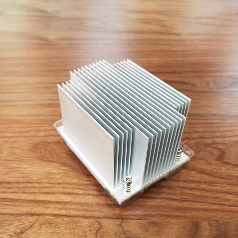 Disipador de calor de aluminio Disipador de calor ensamblado para CPU